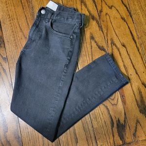 Gently Used Washed Black Everlane Women's High Rise Straight Leg Jeans S…